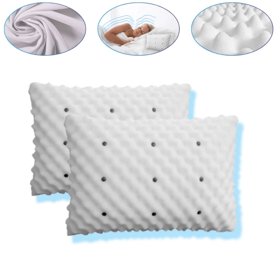 Durma Melhor — Travesseiros Magnéticos Ninna com Espuma de Memória