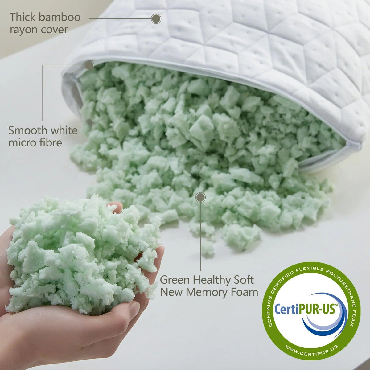 Kit 4 Travesseiros Premium - Antialérgico, Antibacteriano - Ninna Enxovais