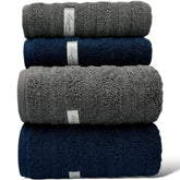 Jogo de 4 Toalhas de Banho e Rosto Super Grossa Macia 100% Algodão Gramatura 600g Envio Rápido Melhor Qualidade Premium