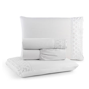 Jogo de Lençol Queen Napoli 300 Fios | Ninna Premium