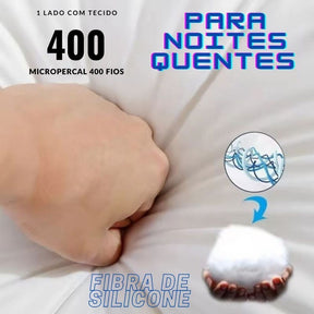 Pillow Top Xerpa - Macio 400 Fios Soft Pele de Carneiro