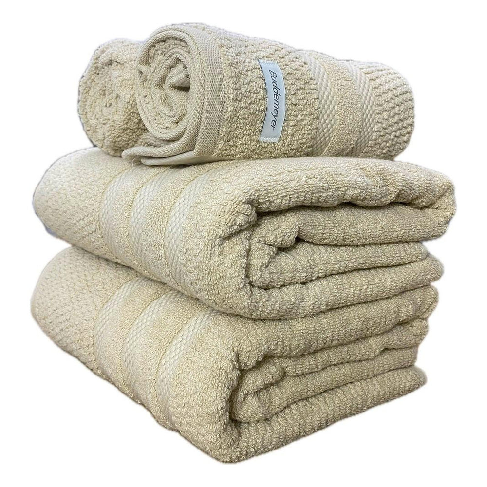 Jogo de Toalhas Buddemeyer Vanilla Extra Soft   4 Peças 100% Algodão | Ninna Enxovais